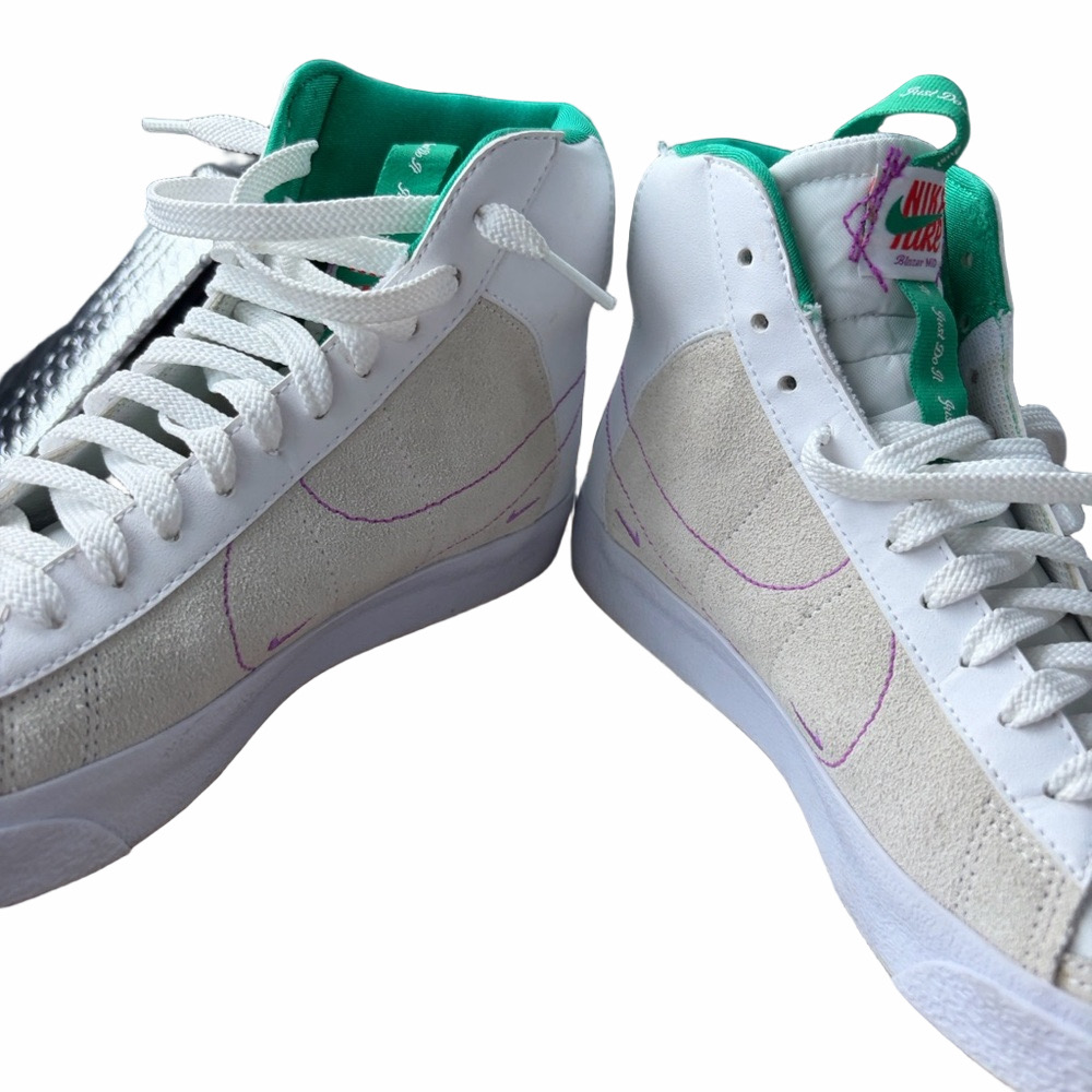 Nike Blazer Mid White Sneakers | EUC | Sz 8.5w/7y - Picture 5 of 5